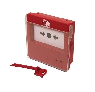 Yangın İhbar Butonu (N/C Kotak, Hırsız Alarm Paneli ile kullanılır.)